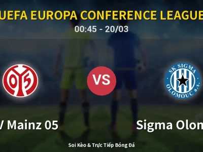 Kết Quả: FSV Mainz 05 2-0 Sigma Olomouc – Highlight & Bàn Thắng | UEFA Europa Conference League