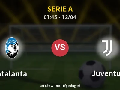 🔴 Trực Tiếp: Atalanta 0-0 Juventus – Link Xem Serie A (Full HD)