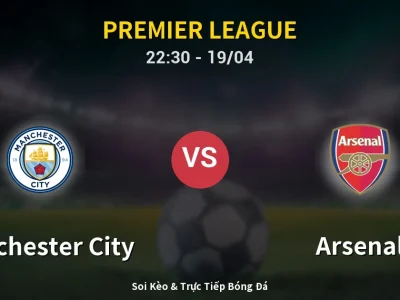 Soi Kèo Manchester City vs Arsenal – 22:30 19/04 | Nhận Định, Dự Đoán Tỷ Số