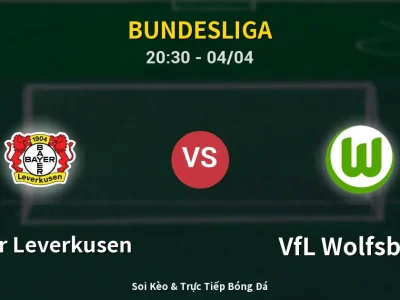 Soi Kèo Bayer Leverkusen vs VfL Wolfsburg – 20:30 04/04 | Nhận Định, Dự Đoán Tỷ Số