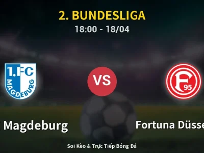 Soi Kèo 1. FC Magdeburg vs Fortuna Düsseldorf – 18:00 18/04 | Nhận Định, Dự Đoán Tỷ Số