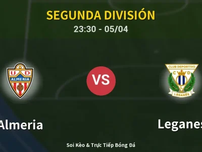 Soi Kèo Almeria vs Leganes – 23:30 05/04 | Nhận Định, Dự Đoán Tỷ Số