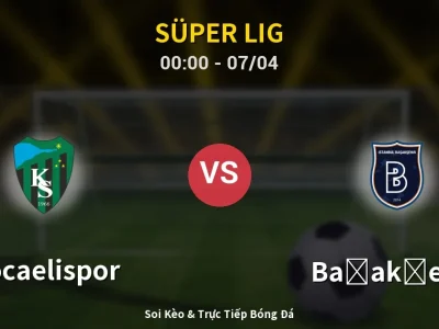 Kết Quả: Kocaelispor 0-0 Başakşehir – Highlight & Bàn Thắng | Süper Lig