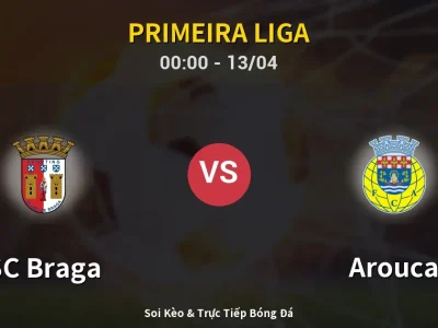 Kết Quả: SC Braga 1-0 Arouca – Highlight & Bàn Thắng | Primeira Liga