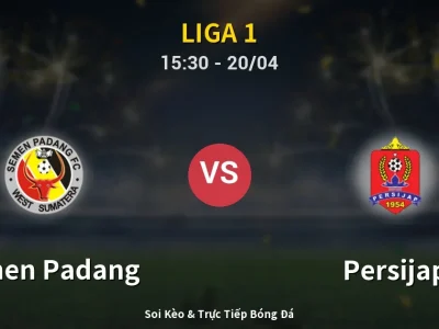 Soi Kèo Semen Padang vs Persijap – 15:30 20/04 | Nhận Định, Dự Đoán Tỷ Số