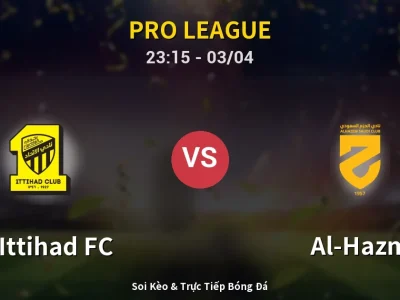 Soi Kèo Al-Ittihad FC vs Al-Hazm – 23:15 03/04 | Nhận Định, Dự Đoán Tỷ Số
