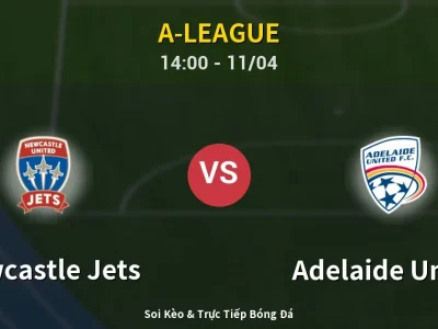 Soi Kèo Newcastle Jets vs Adelaide United – 14:00 11/04 | Nhận Định, Dự Đoán Tỷ Số