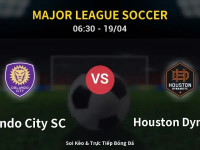 🔴 Trực Tiếp: Orlando City SC 0-0 Houston Dynamo – Link Xem Major League Soccer (Full HD)