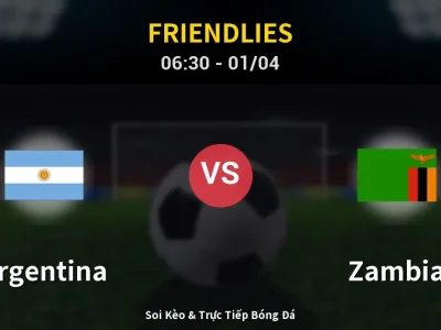 Kết Quả: Argentina 5-0 Zambia – Highlight & Bàn Thắng | Friendlies