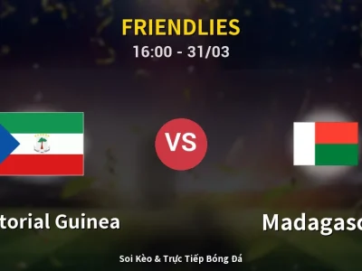 Kết Quả: Equatorial Guinea 1-1 Madagascar – Highlight & Bàn Thắng | Friendlies