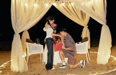 Vũ Văn Thanh gây bão MXH với màn cầu hôn lãng mạn ngày sinh nhật, bạn gái hot girl đồng ý ngay lập tức 1